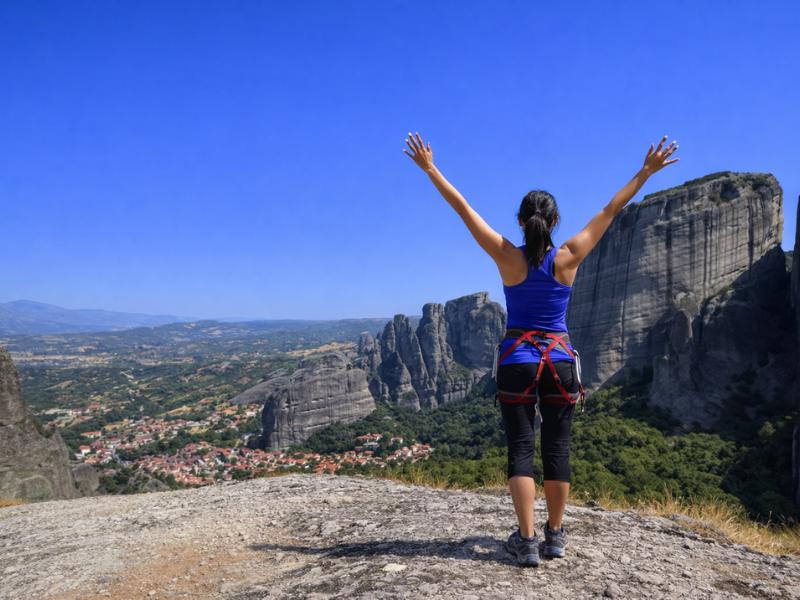 Meteora Via Cordata Guided Tour from Kastraki – Great Saint Summit